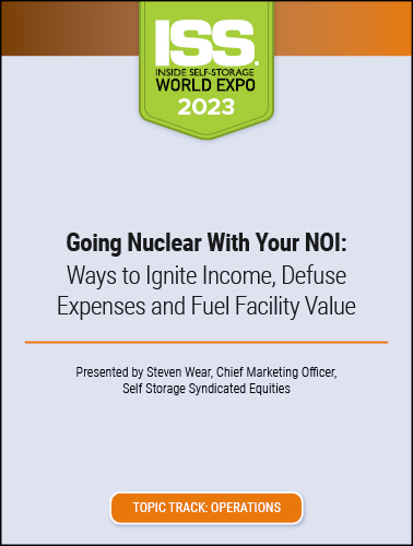 Going Nuclear With Your NOI: Ways to Ignite Income, Defuse Expenses and Fuel Facility Value